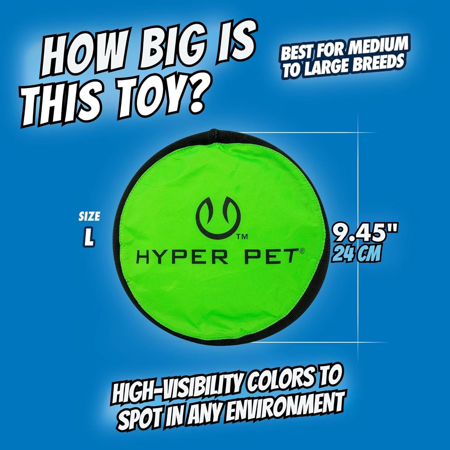 Flippy Flopper Flying Disc Soft Dog Toy 9 Inch, Floats, 5 Pack