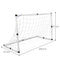 Football Training Door Backyard Soccer Goal Set Mini Football Gate Goal Post Net for Kids Outdoor Sport Match Training Game Toy