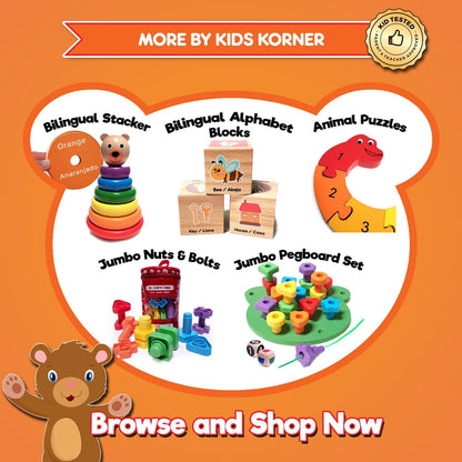 Cute & Cuddly Counting Bears - Sort, Count, Match & Play with 48Pc + Ebook