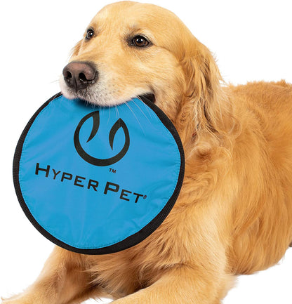Flippy Flopper Flying Disc Soft Dog Toy 9 Inch, Floats, 5 Pack