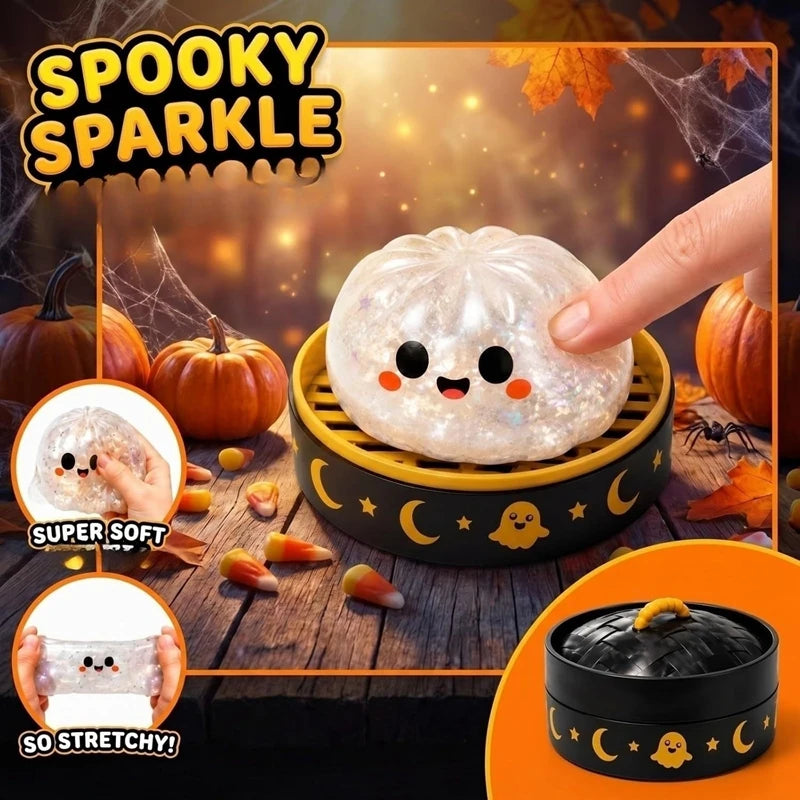 Halloween Squishy Ball Simulated Butter Squishy Ball Fidget Toy Halloween Relief Stress Toys Relaxing Gifts Party Favors Gift
