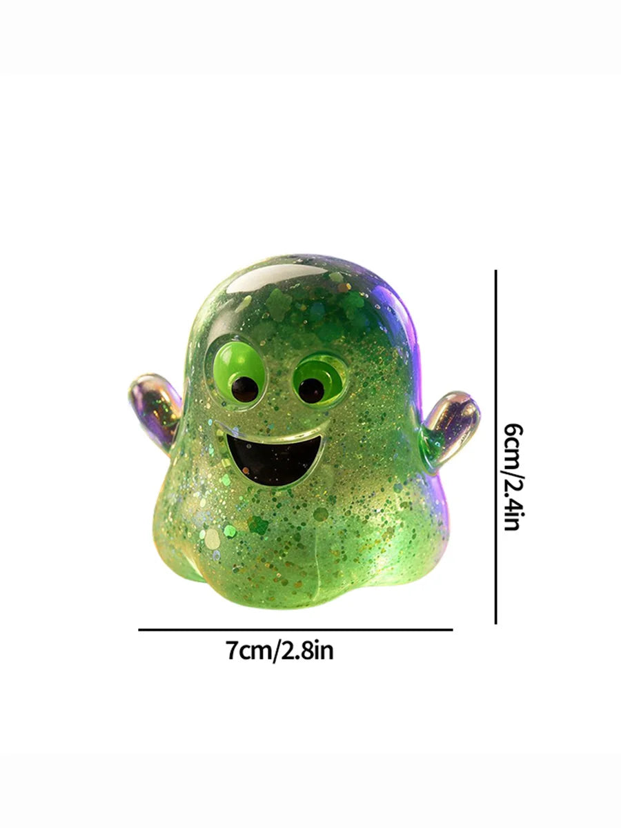 Halloween Squishy Ball Simulated Butter Squishy Ball Fidget Toy Halloween Relief Stress Toys Relaxing Gifts Party Favors Gift