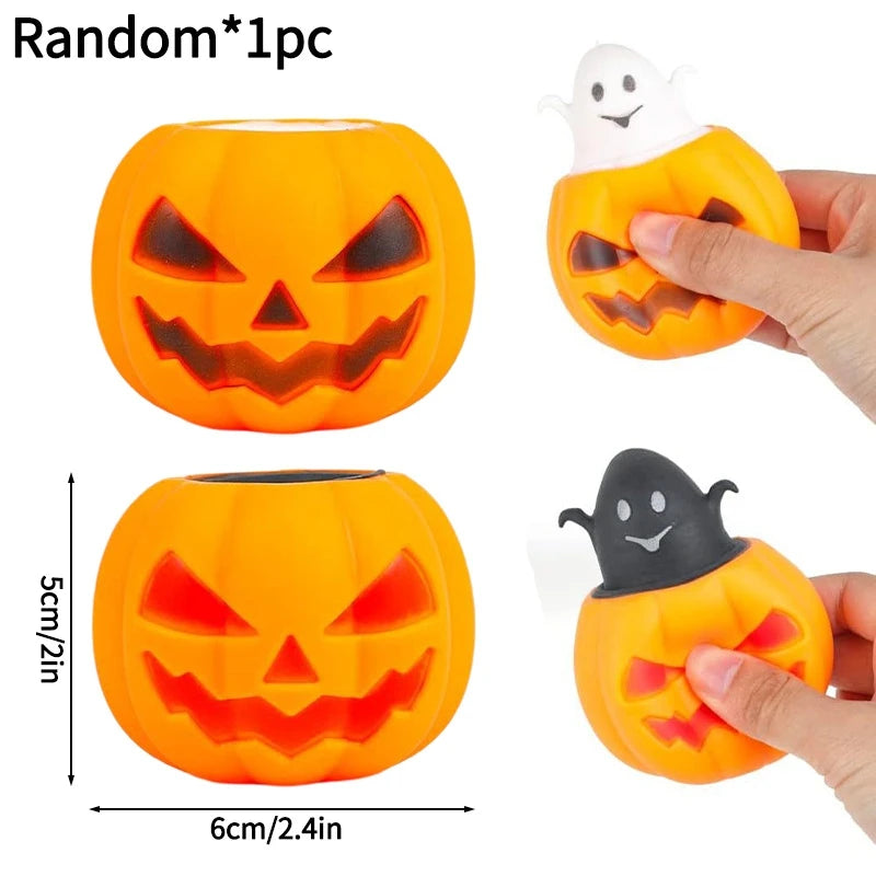 Halloween Squishy Ball Simulated Butter Squishy Ball Fidget Toy Halloween Relief Stress Toys Relaxing Gifts Party Favors Gift