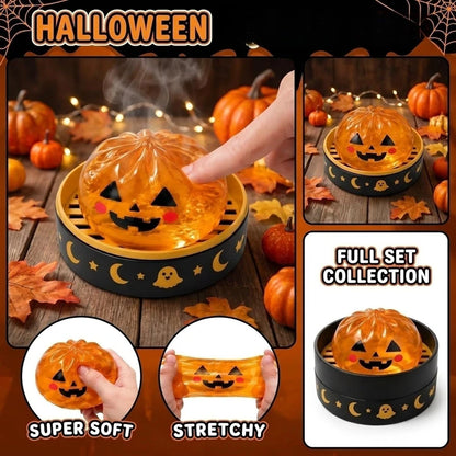 Halloween Squishy Ball Simulated Butter Squishy Ball Fidget Toy Halloween Relief Stress Toys Relaxing Gifts Party Favors Gift