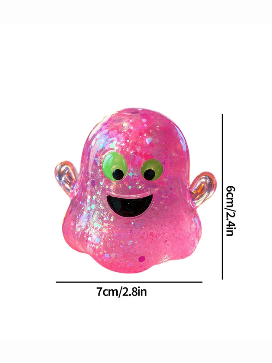 Halloween Squishy Ball Simulated Butter Squishy Ball Fidget Toy Halloween Relief Stress Toys Relaxing Gifts Party Favors Gift