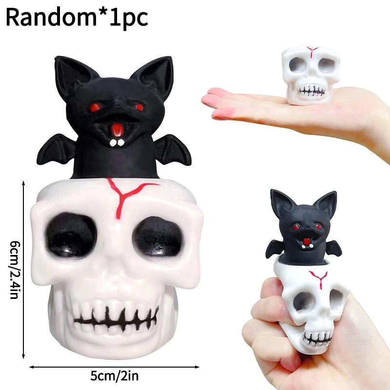 Halloween Squishy Ball Simulated Butter Squishy Ball Fidget Toy Halloween Relief Stress Toys Relaxing Gifts Party Favors Gift