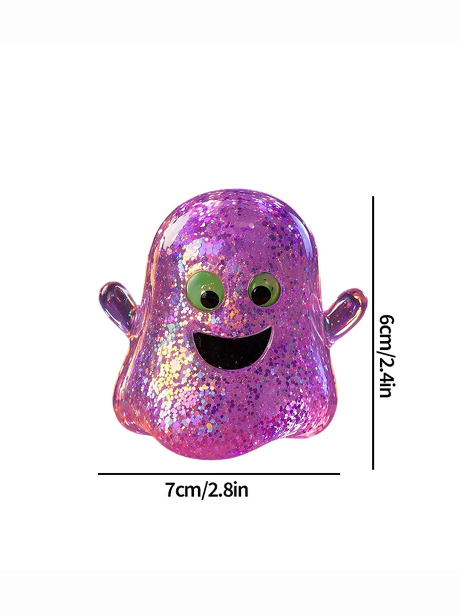 Halloween Squishy Ball Simulated Butter Squishy Ball Fidget Toy Halloween Relief Stress Toys Relaxing Gifts Party Favors Gift