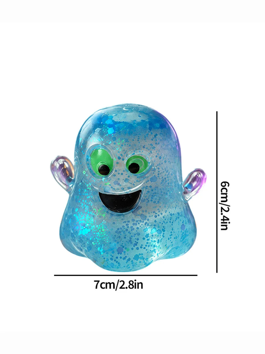 Halloween Squishy Ball Simulated Butter Squishy Ball Fidget Toy Halloween Relief Stress Toys Relaxing Gifts Party Favors Gift