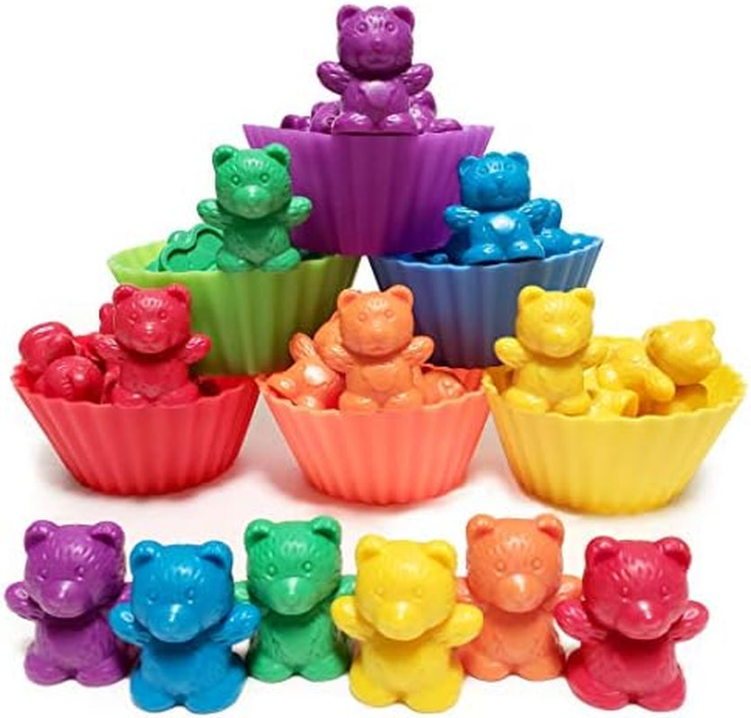 Cute & Cuddly Counting Bears - Sort, Count, Match & Play with 48Pc + Ebook