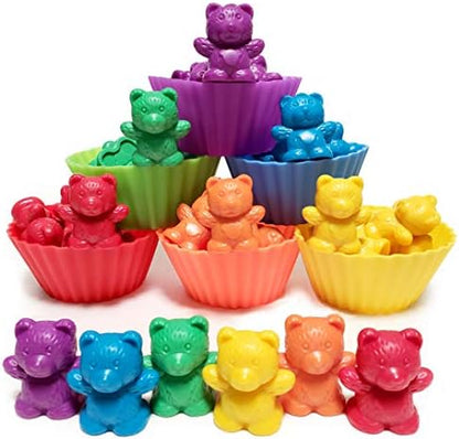 Cute & Cuddly Counting Bears - Sort, Count, Match & Play with 48Pc + Ebook